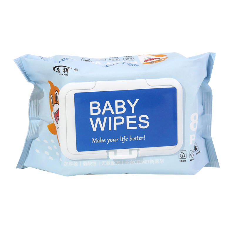 Wipes per bambini a base d'acqua e senza alcool 10pcs 40pcs 80pcs opzionale per il viso